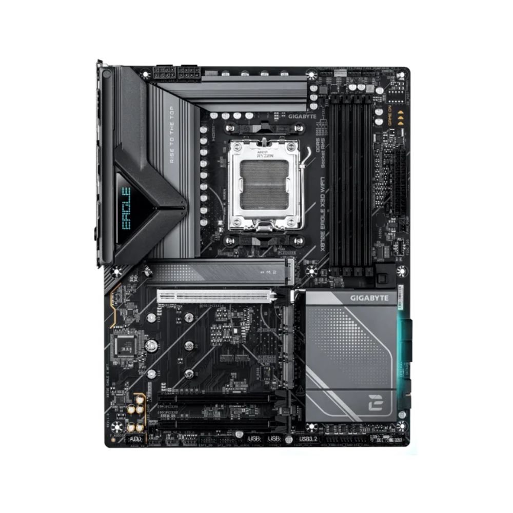купить Сист.плата Gigabyte X870E EAGLE X WF7, X870E, AM5, 4xDDR5, 3xPCI-E x16, M2, SATA, USB-C, HDMI, WIFI7, BOX в Алматы