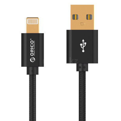 купить Кабель Lightning ORICO LTF-10-V1-BK-PRO <USB2.0, 1M, BLACK> в Алматы