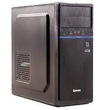 купить CASE Qmax H330B ATX MidiTower, 2,5* x 2, 3,5*x 4,  5,25* x 2 , Expansion Slots x 7, USB 3.0 x 2, 40,5 х 19 х 41 см, Steel 0,4mm, ATX/Micro-ATX/Mini-ITX, black, PC 400W (20+4pin, 4pin, 2xSATA, 2xIDE) в Алматы