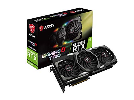 купить Видеокарта MSI GeForce RTX2080Ti, 11G GDDR6 352-bit 1xHDMI 3xDP 1xUSB RTX 2080 Ti GAMING X TRIO в Алматы