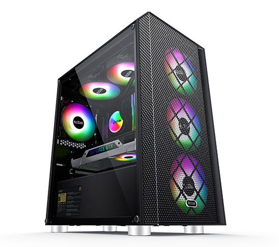 купить Компьютерный корпус PCCooler Game 6 (MM200), Без БП, USB3.0x1/USB2.0x2, Black, ATX Midi в Алматы
