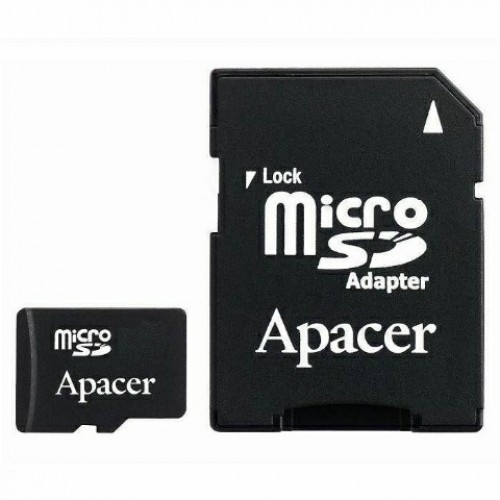 купить Карта памяти MicroSD 64GB Class10 UHS 1 Apacer AP64GMCSX10U1-R в Алматы