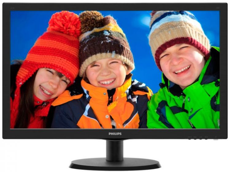 купить Монитор Мультимедийный 27* PHILIPS 273V5LHAB/00 TN Wide 300 кд/м2 5мс 1000:1 10M:1 1920x1080 1xD-Sub 1xDVI 1xHDMI Встроенные колонки 2x2Вт Цвет: Черный                                                                                                    в Алматы