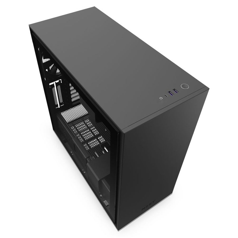купить Корпус NZXT H710  CA-H710B-B1 Mid Tower Black/Black Chassis with 3x120,1x140mm Aer F Case Fans в Алматы