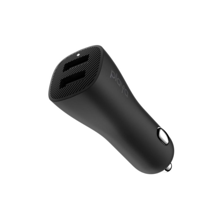 купить Автомобильное ЗУ Playa by Belkin Car Charger 24W Dual USB-A Black в Алматы