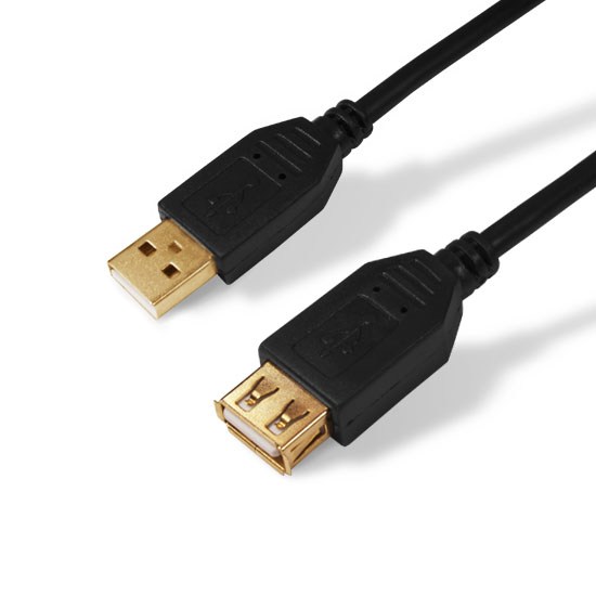 купить Удлинитель, SHIP, SH7015-3B, USB AM-AF, Hi-Speed USB 2.0, Чёрный, Блистер, 3 м в Алматы