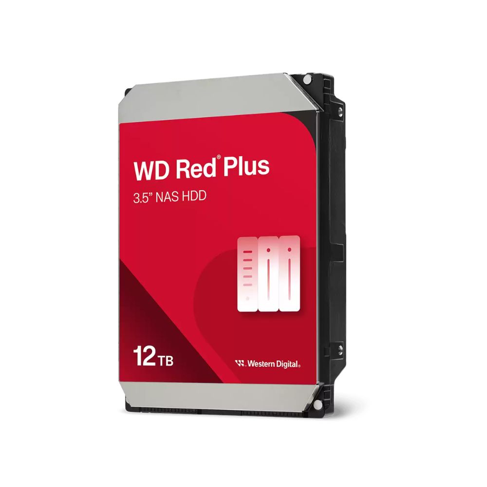 Купить Жесткий диск для NAS систем HDD 12Tb Western Digital RED Plus SATA 3.5" 512Mb 7200rpm WD120EFGX в Алматы