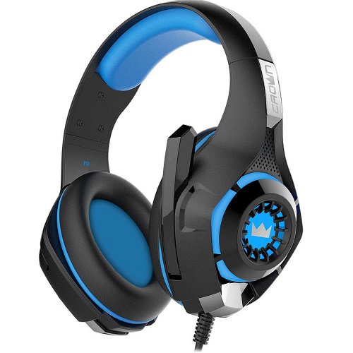 купить Гарнитура игровая CROWN CMGH-101T Black&blue в Алматы