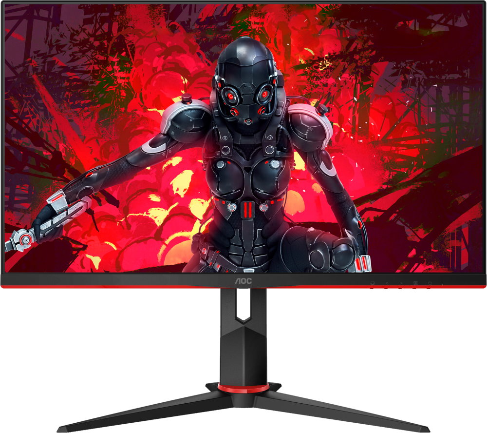 купить Монитор Игровой 23,8" AOC 24G2ZU/BK IPS 240Hz 350cdm 1ms 1000:1 1xDP 2xHDMI 4xUSB Hub 2x2W в Алматы