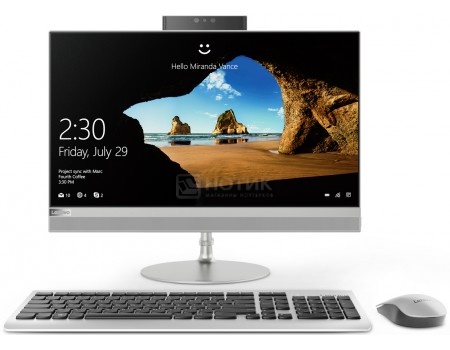 купить моноблок Lenovo IdeaCentre AIO520-24ICB 23.8** FHD(1920x1080) IPS/Intel Core i3-8100T 3.10GHz Quad/8GB/1TB/GMA HD630/DVD-RW/WiFi/BT4.0/CR/KB+MOUSE(USB)/DOS/1Y/SILVER в Алматы
