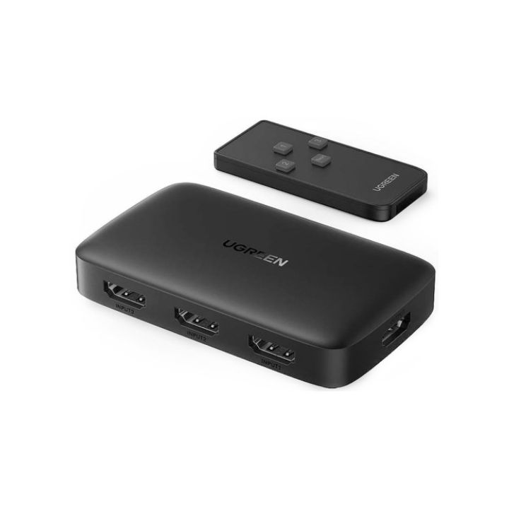 купить Переключатель UGREEN CM332 HDMI Switcher 3 In 1 Out  4K@30HZ в Алматы