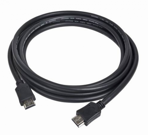 купить Кабель HDMI Cablexpert CC-HDMI4L-15, 4.5м, v1.4, 19M/19M, серия Light, черный,позол.разъ, экр, пакет в Алматы