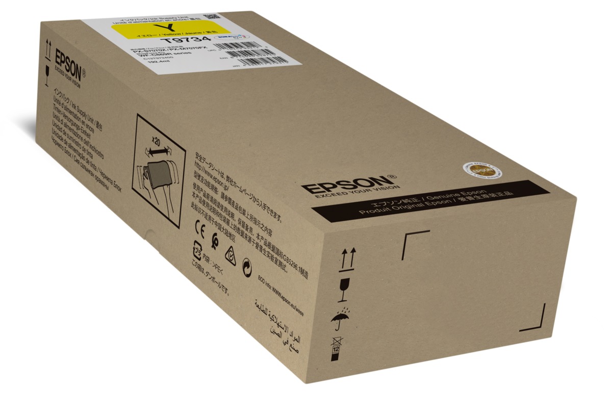 купить Картридж Epson C13T973400 WorkForce Pro WF-C869R желтый XL в Алматы
