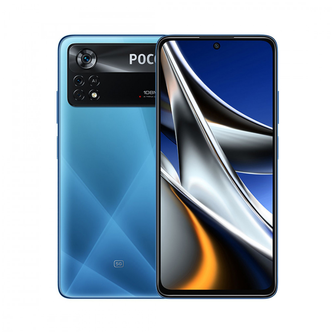 купить Мобильный телефон Poco X4 Pro 5G 6GB RAM 128GB ROM Laser Blue в Алматы