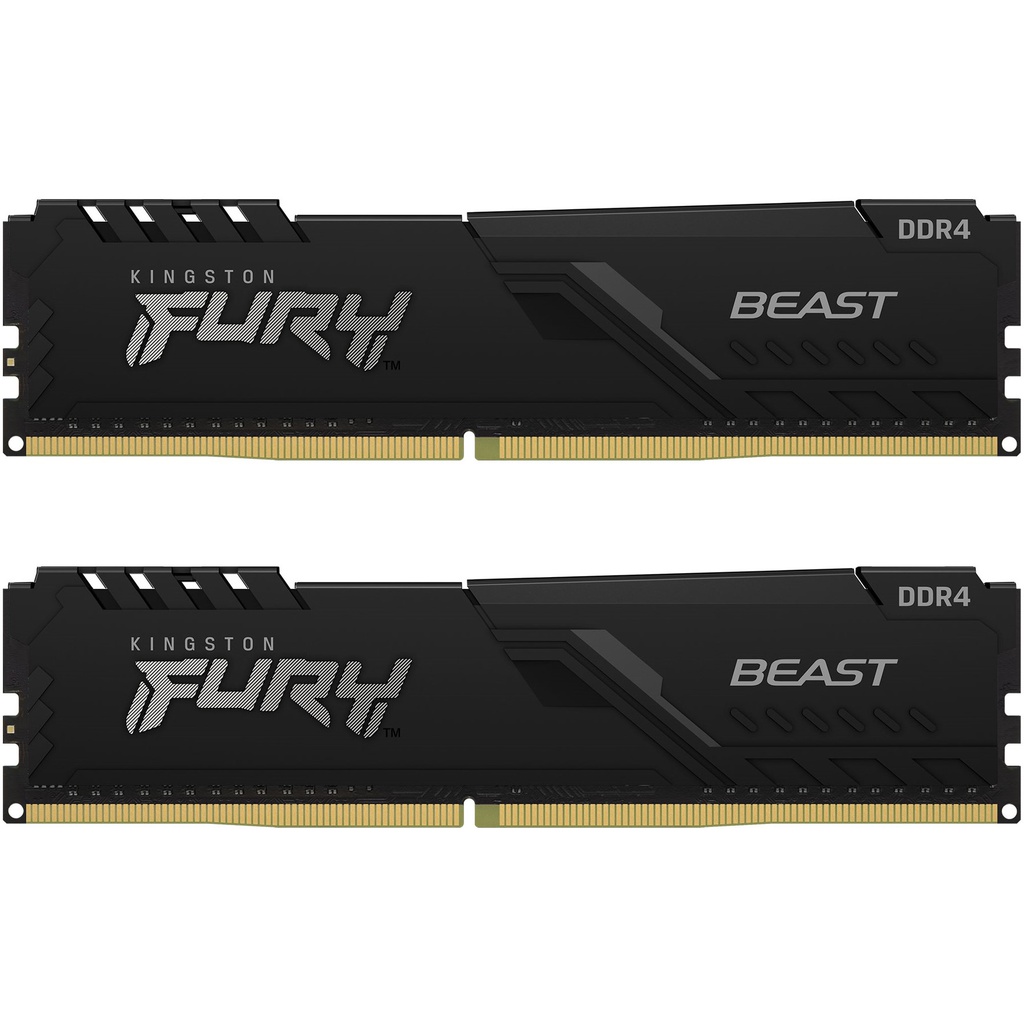 купить Модуль памяти Kingston Fury Beast KF432C16BBK2/64 DDR4 DIMM 64Gb KIT (2x32) 3200 MHz CL16 в Алматы