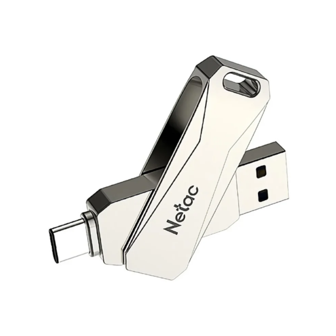 купить USB Флеш 32GB 3.0 Netac U782C/32GB Type-C металл в Алматы