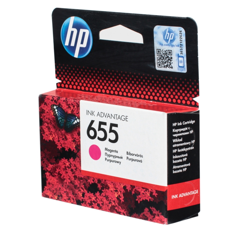 купить Картридж HP Europe/CZ111AE/Струйный/№655/пурпурный в Алматы