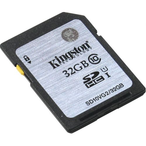 купить Карта памяти, Kingston, SD10VG2/32GB, SDHC 32GB, Secure Digital, Class 10 в Алматы