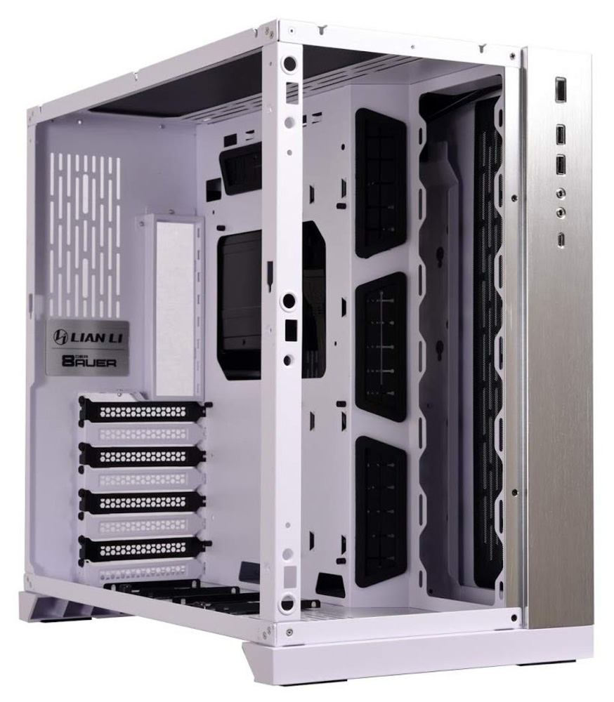купить Корпус с поддержкой серверных плат EEB форм-фактора Lian Li PC-O11 Dynamic XL ROG Certify White E-ATX / ATX / M-ATX (steel inside, aluminium front panel) White. G99.O11DXL-W.00 в Алматы