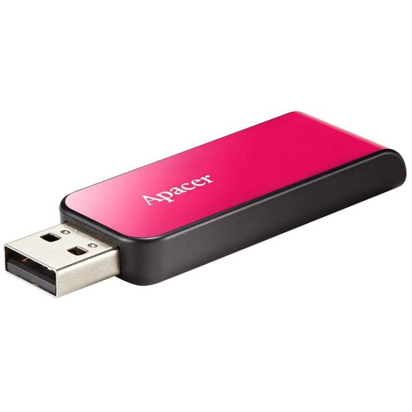 купить USB-накопитель, Apacer, AH334, AP64GAH334P-1, 64GB, USB 2.0, Розовый в Алматы