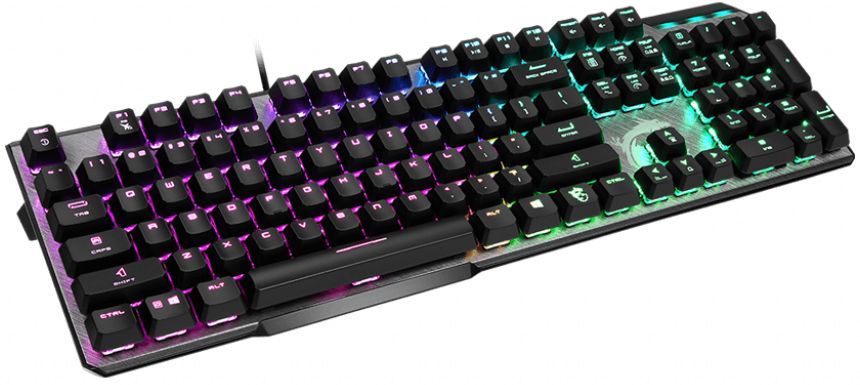купить Игровая Клавиатура MSI Vigor GK50 ELITE RU USB 2.0/108клавиш/переключатели Kailh/кабель 1,8м в Алматы