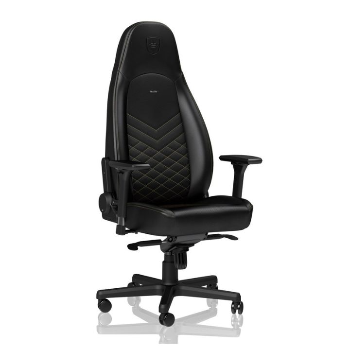 купить Игровое кресло Noblechairs ICON Black/Gold (NBL-ICN-PU-GOL) в Алматы