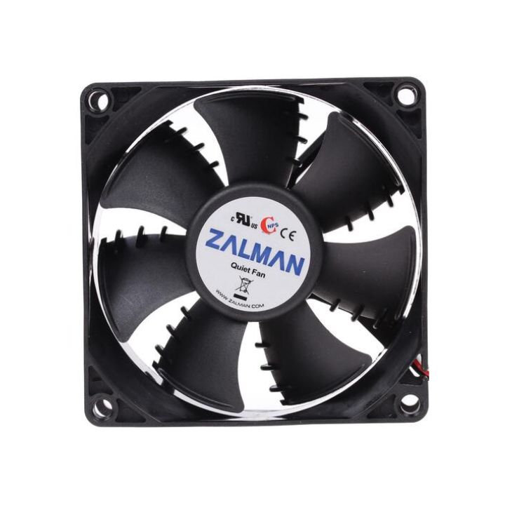 купить Корпусный вентилятор Zalman ZM-F1 Plus (SF) 80mm, 2000rpm, 3pin, black в Алматы