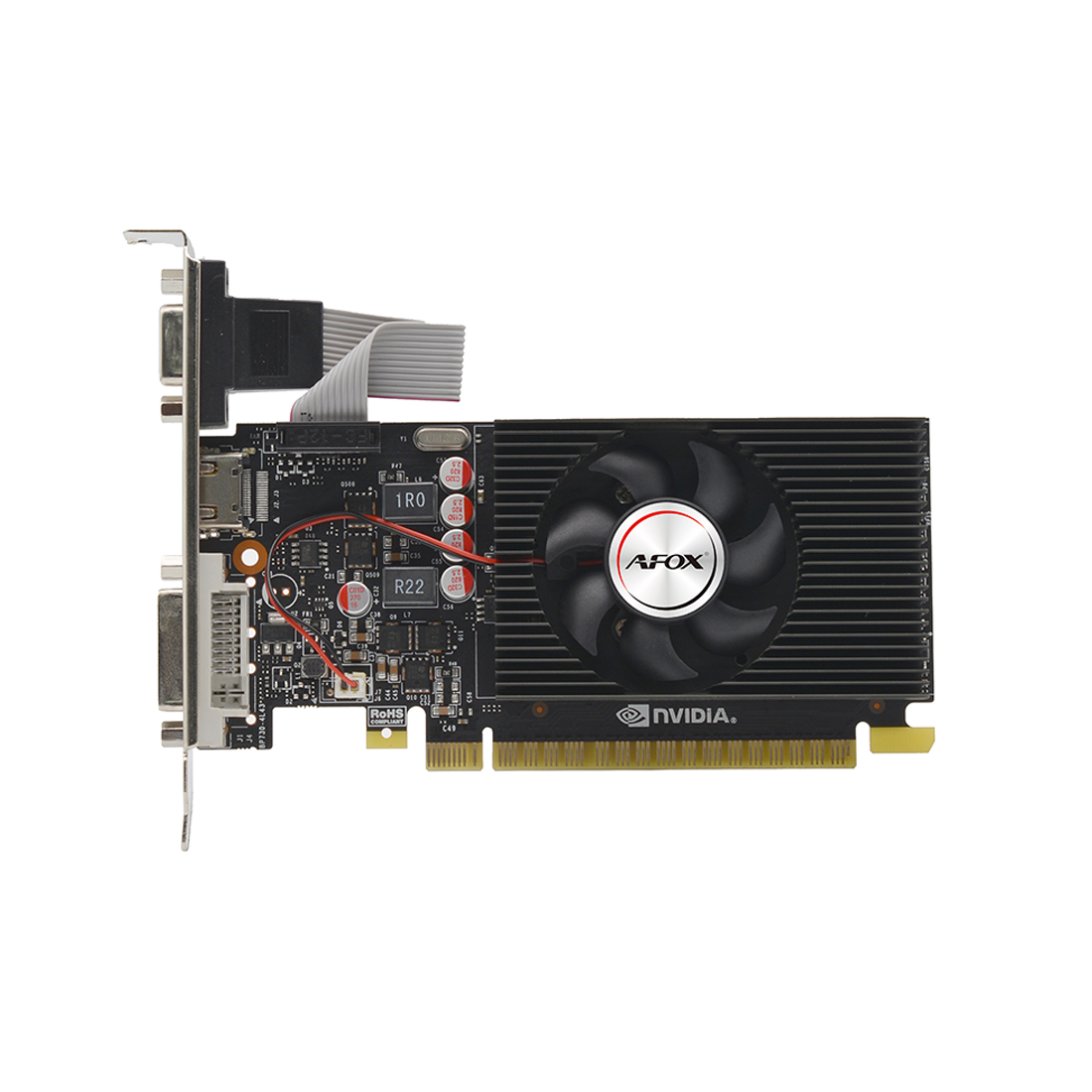 Купить Видеокарта AFOX GT240 1GB D3 LP Single Fan (AF240-1024D3L2-V2) в Алматы