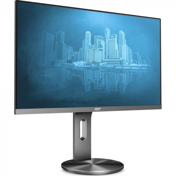 купить Монитор AOC U2790PQU 4K ProLine|IPS 27" UHD 60Hz 16:9|5ms|350cd|50M:1|1K:1|178/178|HDMI*2|DP|USB|2W*2|HAS|Grey в Алматы