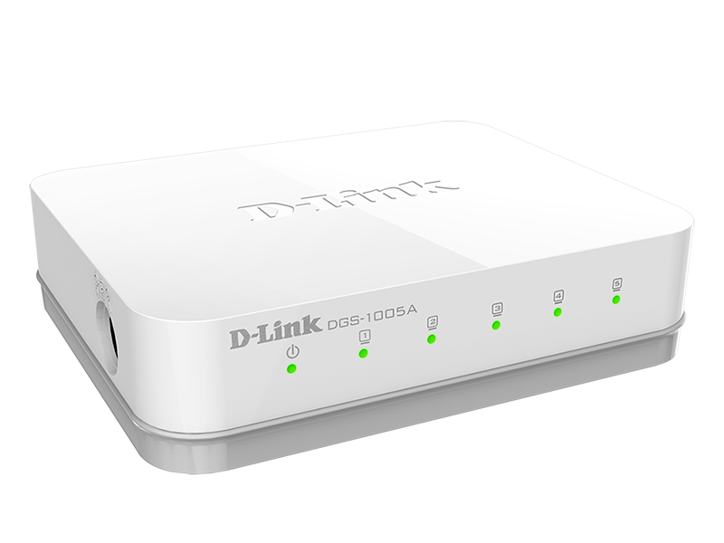 купить D-Link DGS-1005A/D1A Коммутатор неуправ гигабитный 5 портовый /  в Алматы