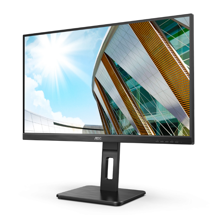 купить Монитор 27* AOC U27P2 IPS 3840x2160 60Hz 4мс 350кд/м2 Угол обзора 178/178 1000:1 50M:1 2xHDMI DP 4xUSB 3.2 2x2W Черный в Алматы