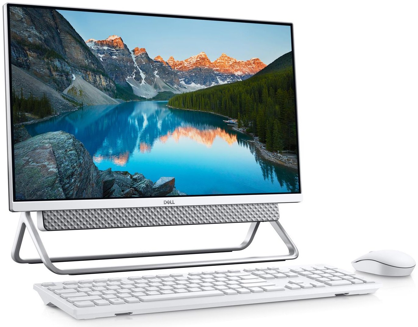 купить Моноблок Dell/Inspiron All-in-One-5490/Core i5/10210U/1,6 GHz/8 Gb/256*1000 Gb/Nо ODD/GeForce/MX110/2 Gb/Windows 10/Home/64/23.8 **/FHD/1920x1080 Pix/ в Алматы
