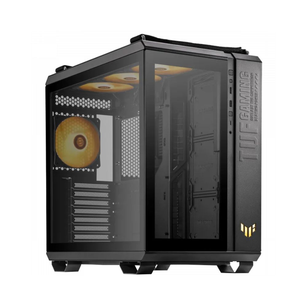 купить Корпус ASUS TUF GAMING GT502 PLUS TG ARGB, ATX/micro ATX/Mini ITX, USB 3.2, Type-C, без БП, Черный в Алматы