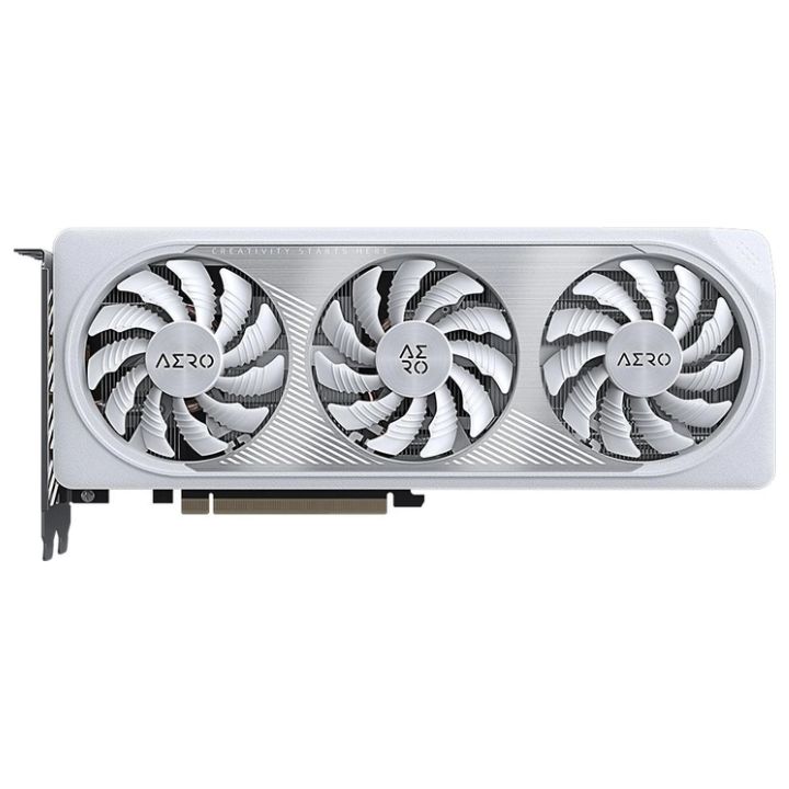 купить Видеокарта 8Gb PCI-E GDDR6X GIGABYTE GV-N4060AERO OC-8GD, 2хHDMI+2xDP GeForce RTX4060 в Алматы