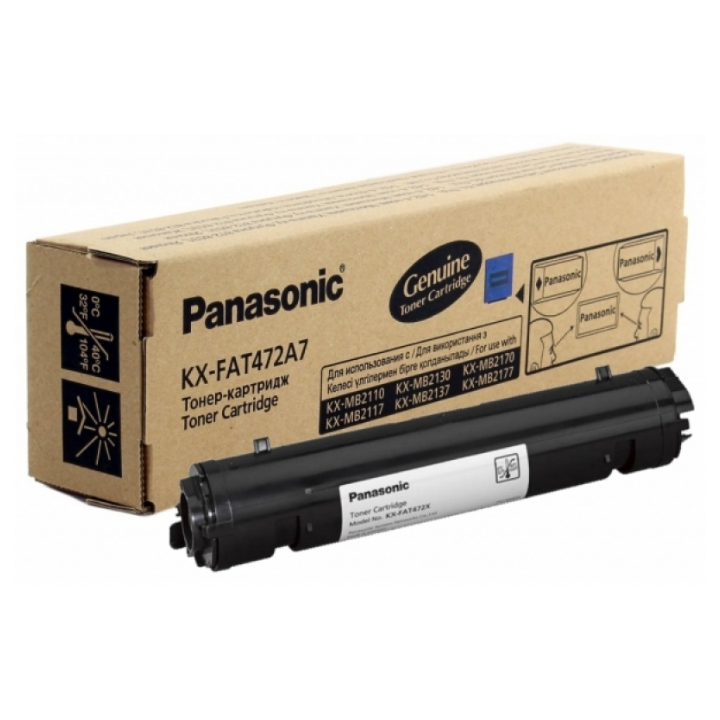 купить Тонер-картридж Panasonic KX-FAT472A7 для KX-MB2110/2130/2170 в Алматы