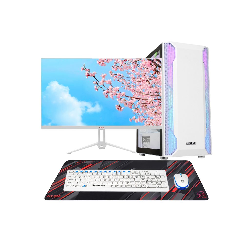 купить Core i5-12400F-2.5GHz/B760/RAM 32GB/SSD 1TB (M.2)/RTX5060-8GB/no DVD/700W/Монитор 27" Sanc/Pad/ в Алматы