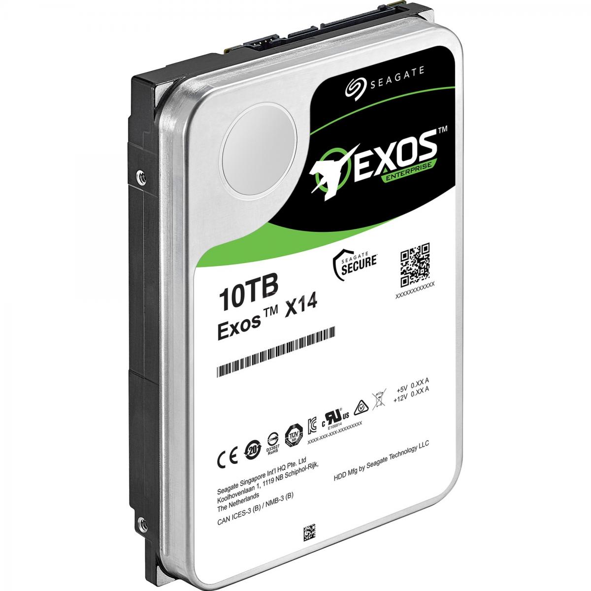 купить Корпоративный жесткий диск  10Tb Seagate EXOS X14 SATA3 3.5* 256Mb 7200rpm ST10000NM0478 в Алматы