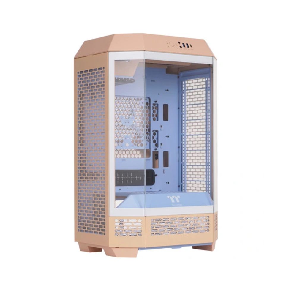 Купить Корпус Thermaltake The Tower 300 Peach Fuzz, Micro Tower, m-ITX, Peach, 3x3.5*/3x2.5*,2xUSB3.0,USB-C CA-1Y4-00SKWN-00 в Алматы