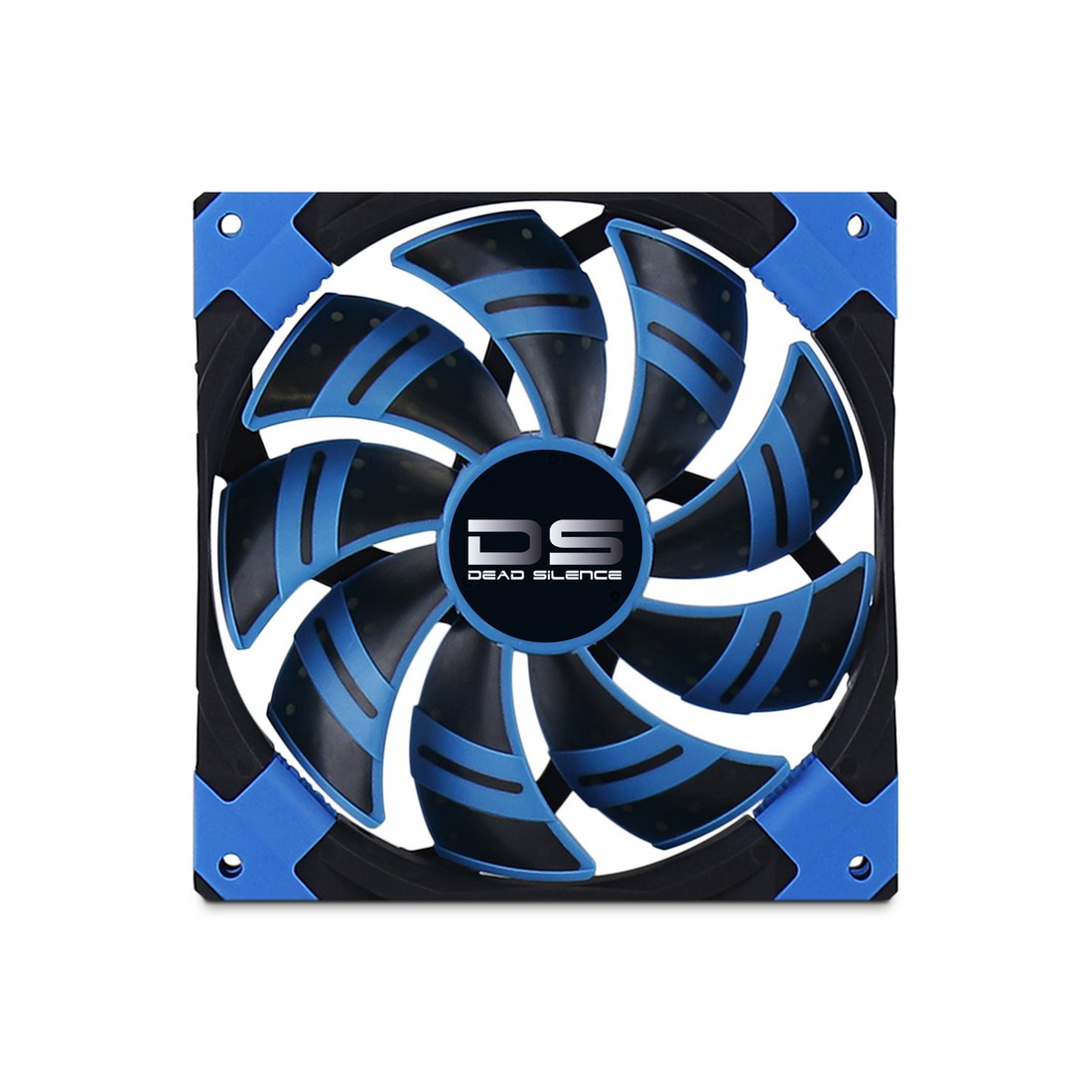 купить Кулер для компьютерного корпуса, AeroCool, Dead Silence fan, Blue Edition, 120мм, 800 -1200±10%об.мин, 3pin/4pin, Габариты 120х120х25мм, Чёрно-синий в Алматы
