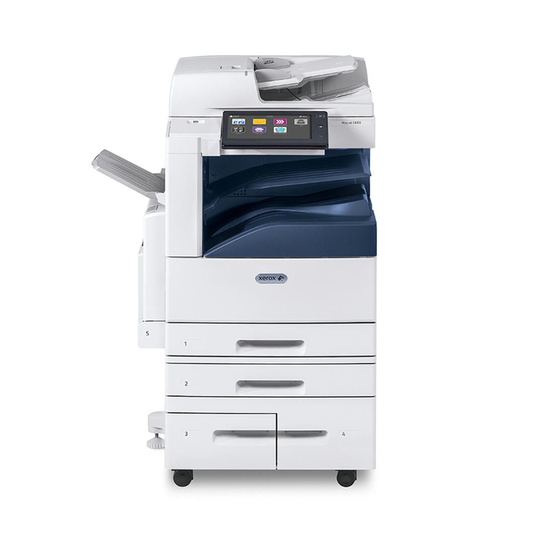 купить Цветное МФУ, Xerox, AltaLink C8055_TT, 50 ppm color, 55 ppm mono, Однопроходный DADF 130 л 139 ipm, Дуплекс, 1,91 ГГц 4 ядра, 8GB, 250GB, Лоток 1: 520 л A3 256 gsm, Лоток 2: 520 л SRA3 256 gsm, Тандемный модуль: 867 1133 л A4 256 gsm, Обходной лоток: в Алматы