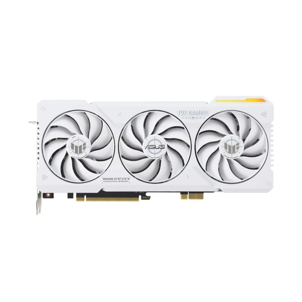 купить Видеокарта ASUS GeForce RTX4070Ti SUPER OC, GDDR6X 16GB 2xHDMI 3xDP TUF-RTX4070TIS-O16G-BTF-WHITE в Алматы