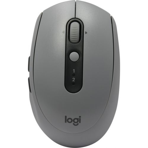 купить Мышь беспроводная Logitech M590 Multi-Device Silent-MID GREY TONAL (серая, Bluetooth, 2.4 GHz/USB-ресивер (Logitech Unifying&reg;), 1000dpi, 1 батарея типа AA) в Алматы
