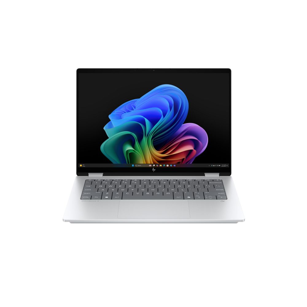 купить Ноутбук HP BZ2X0EA OmniBook XFlip 2-in-1 Laptop Next Gen AI 14-fm0017ci 14* (1920x1200) Touch IPS/Intel Core Ultra 7 256V up to 4,8Ghz 8Cores/16GB/1TB SSD/Integrated Intel Arc/Wi-Fi 6Е/BT5.3/5MP+IR/BKLT/Windows 11 Home/1Y/Glacier Silver в Алматы