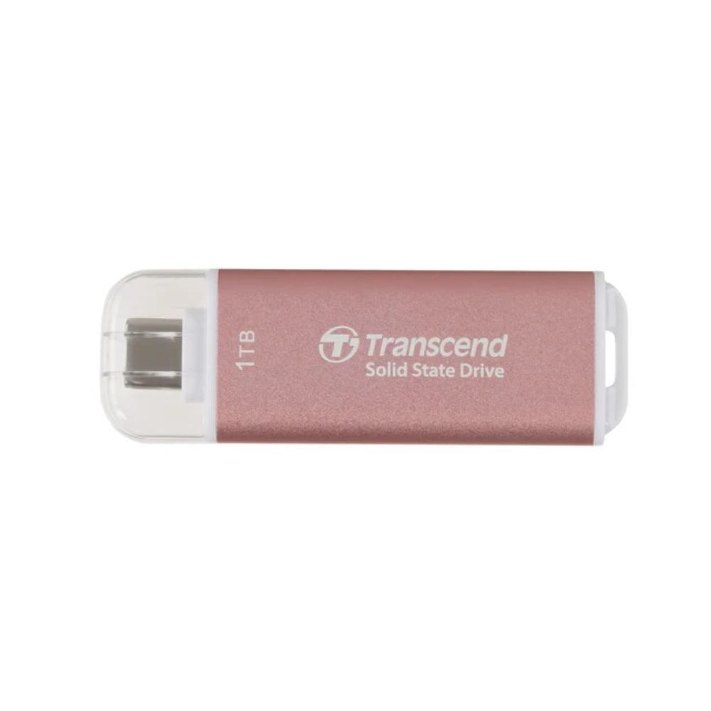 купить SSD USB 1 TB Transcend ESD300P , TS1TESD300P, 2USB 3.2 Gen2, Type-C ,Pink в Алматы