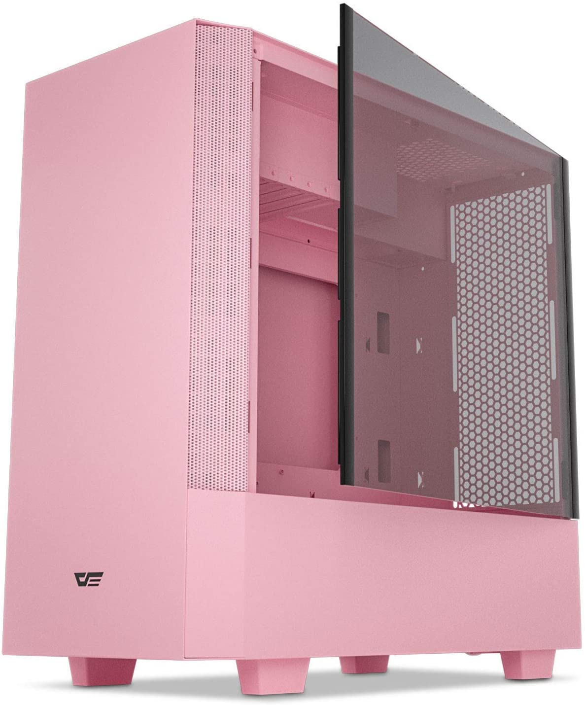 купить Корпус ПК без БП DarkFlash DLV22 PINK <ATX, 2x3.5, 2xUSB 3.0, Audio, 440x215x443mm > в Алматы