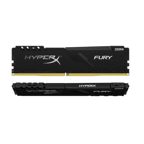 купить Комплект модулей памяти, Kingston, HyperX Fury HX426C16FB3K2/32 (в комплекте 2 шт), DDR4, 32GB (2x16GB), DIMM <PC4-21300/2666MHz>, Чёрный в Алматы