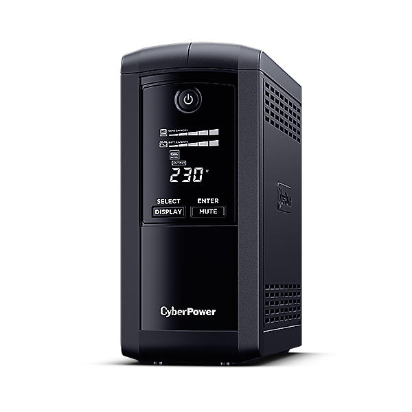 купить ИБП CyberPower VP1000ELCD, Line-Interactive, 1000VA/550W, LCD, USB, RS-232, RJ11/45,  4 Schuko в Алматы