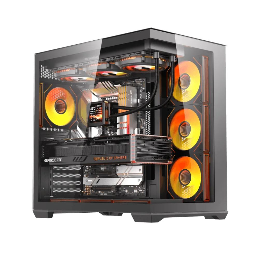 Купить Компьютерный корпус DarkFlash C280, Black, 7xFan ARGB, E-ATX в Алматы
