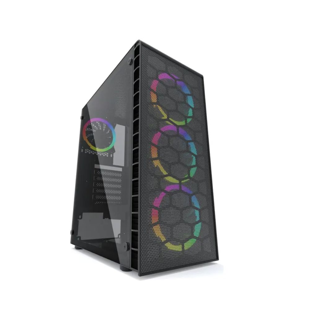 Купить Корпус Wintek Energy JX188-11-M GT, Midi Tower, ATX, Black, 2x3.5*/2x2.5*, 2xUSB, USB3.0 в Алматы