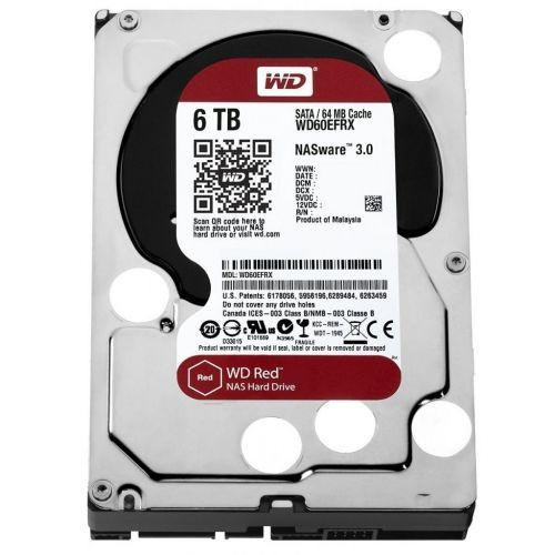 купить Жёсткий диск HDD 6TB Western Digital 6GB/S 64MB RED WD60EFRX Western Digital в Алматы